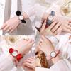 New Arrival Women's Fashion Watch With Stylish Bracelet Decorative Quartz Movement