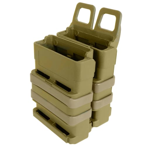 

SHENKEL Fast Mag Pouch Replica, Compatible with 5.56mm Magazines, Set of 2, Tan Pouch-022tan