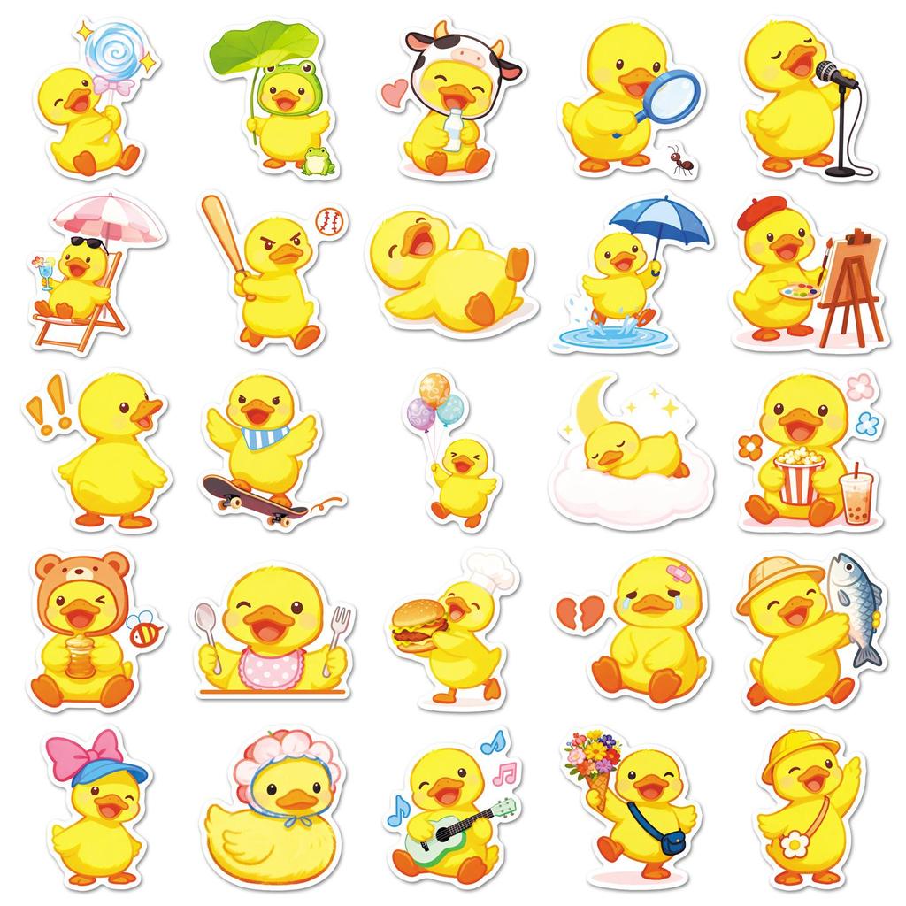 51 Adorable Duck Cartoon Animal Stickers Phone Case Power Bank