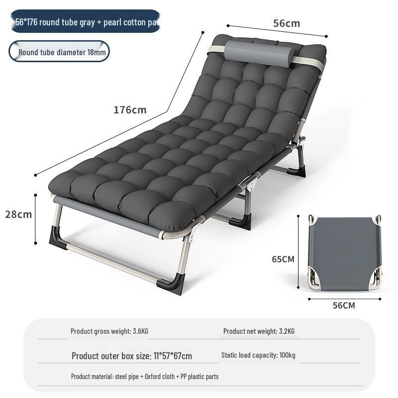 Portable Multifunctional Foldable Nap Bed for Office, Home, and Camping