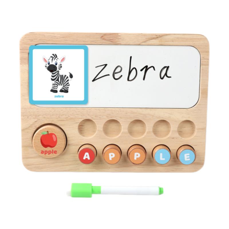 

Montessori Wooden Number Board Alphabet Cognitive Number Matching Puzzle Game Subtraction Operation Logical Thinking Training
