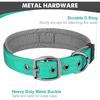 Padded Dog Collars for Small Medium Large Dogs Soft Reflective Wide Pet Collars Adjustable Heavy Duty Nylon Neoprene Dog Collar