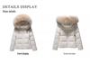 2026 Women's Slimming Hooded Cotton Jacket with Fur Collar - Winter Fit, Thickened, Petite Outerwear