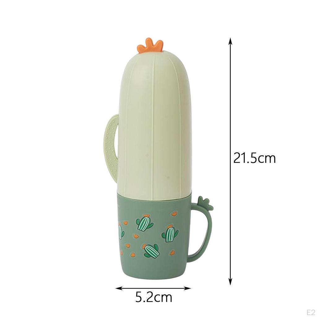 Multifunctional Travel Toothbrush Case Portable Towel Storage Box ,Wash Cup Cartoon Toothpaste