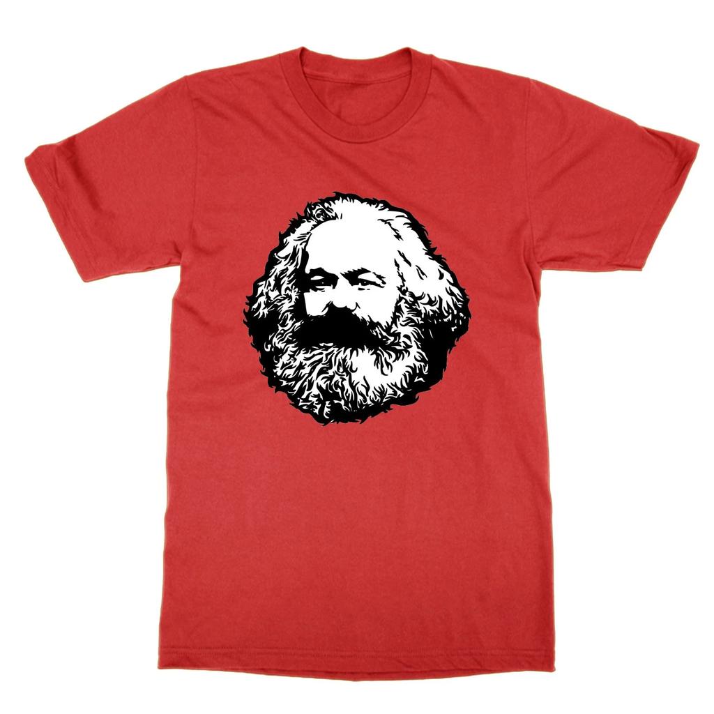 Karl Marx silhouette t-shirt communist top communism tee