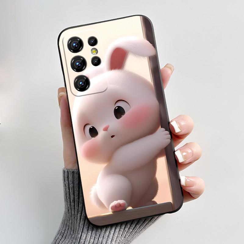 Hülle Für Oukitel C1/C1 Pro Hülle Ästhetisch Mode Niedliche Katze Cartoon Schwarz Weiches Silikon Rückabdeckung Stoßfestes TPU Handyhülle