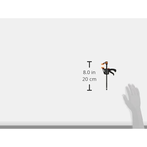 Takagi Hobby Quick Bar Clamp Black 100mm Set of 2 HQB-100-2P [Tsubame Sanjo Brand] [Easy work just by squeezing the lever] Clamp Woodworking Hardware