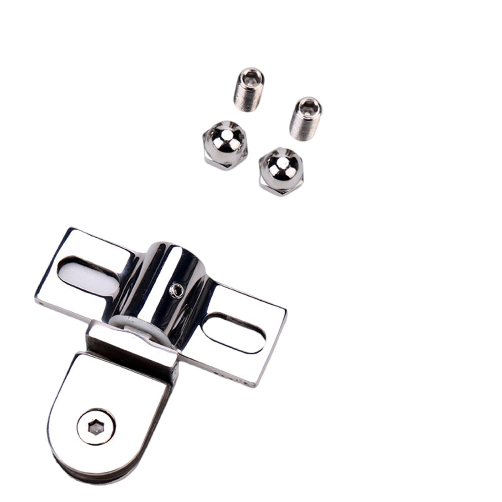 

Портативные Прочные Вращающиеся Петли для Стеклянных Дверей Удобные для Ванной Душевой Легкая Установка Толщина 8 12 мм Stainless Steel