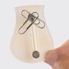 Mini Acrylic Vase Refrigerator Magnet 3D Plants Flower Holder Miniature Vase Fridge Magnet Home Office Kitchen