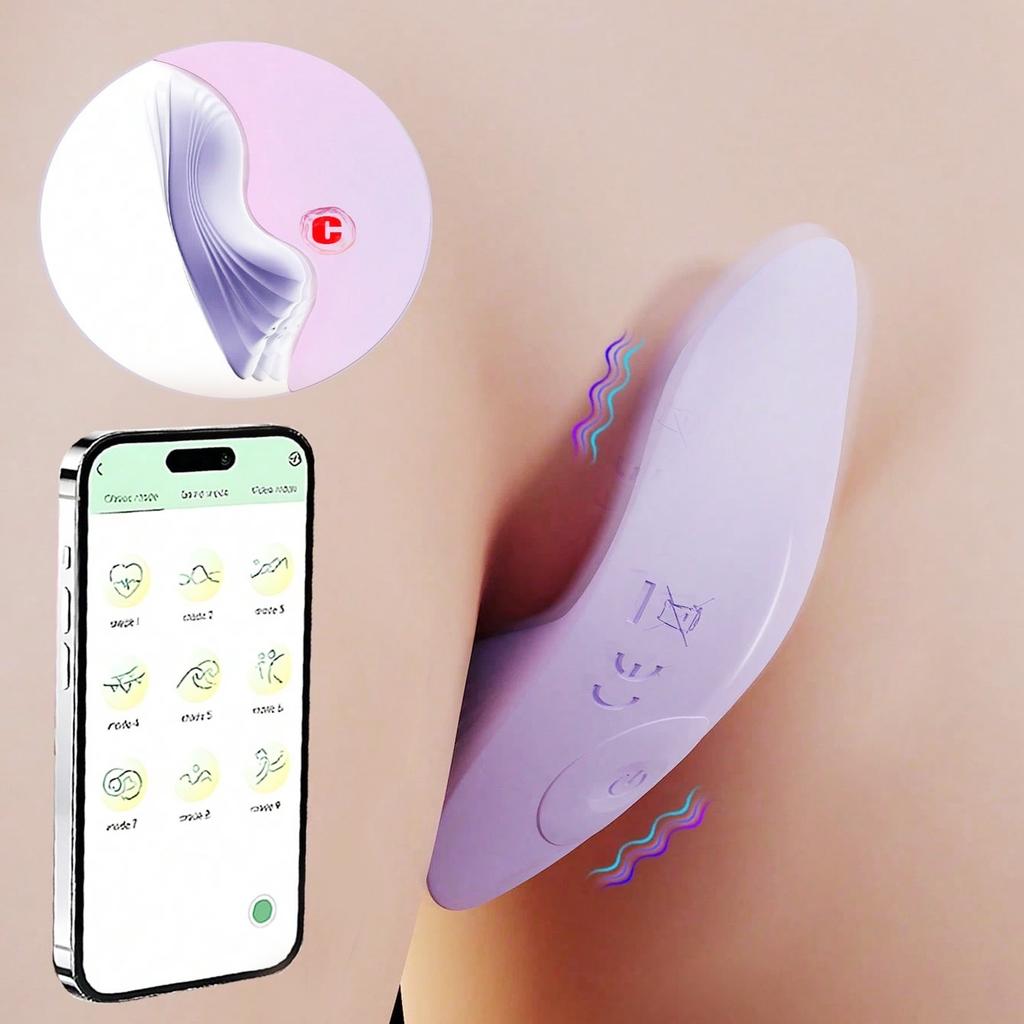 Mini bezdrátový dálkově ovládaný vibrační kalhotky s aplikací G-bod & klitorální stimulace Dámské vibrační kalhotky Sexuální hračka pro ženy
