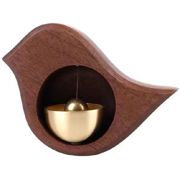 Wooden Shopkeepers Bell for Door Opening, for Home and Business, Shop Entry Alert Chime Chime for Home Refrigerator, Porch, Creative Crafts Gift