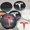 Autoaufkleber Tesla 20 Stück 56mm Autoemblem Radnabendeckel Aufkleber Für Tesla Model S Model3 2024 Model Y X Reifenmitte Abdeckung