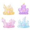 Luminescent Princess Castles Figurines Lighted Dreamy Castles Statue Ornament for Dollhouses Microlandscape Decors