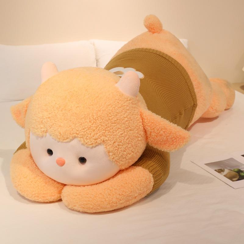 Large Sweater Lying Down Sheep Doll Plush Toy Sheep Doll Home Pillow Girl Soothing Doll