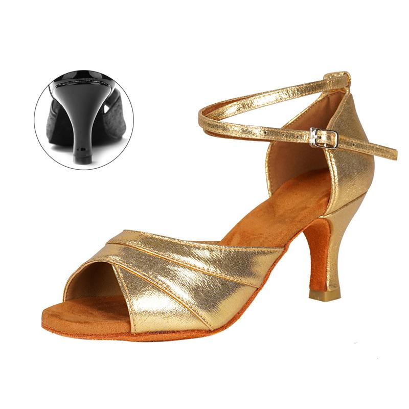 Boty na latinskoamerické tance pro dospělé ženy střední podpatek měkká podrážka sálové taneční boty pro dámy výkonnostní boty