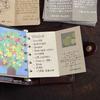 60P Journal Loose Leaf Refill M5 Milk Tea Color Bi-fold Inner Pages Vintage Rustic Textured Scrapbook Planner Decoration Supplie