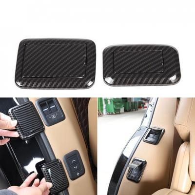 ABS Carbon Seat Side Adjustment Button Cover Trim For Range Rover Vogue +