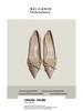 BEIJIANI 1578-27: French Style Bow Pointed Toe Stiletto Heels for Women