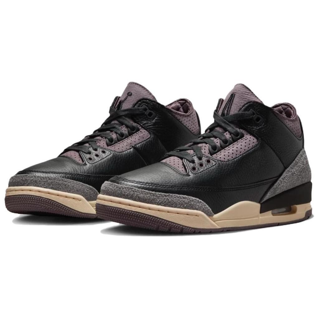 A Ma Maniére x  Air Jordan 3 Retro Mentre Dormivi Scarpe da Ginnastica da Donna Nere Piatto-Peltro Viola-Minerale FZ4811-001