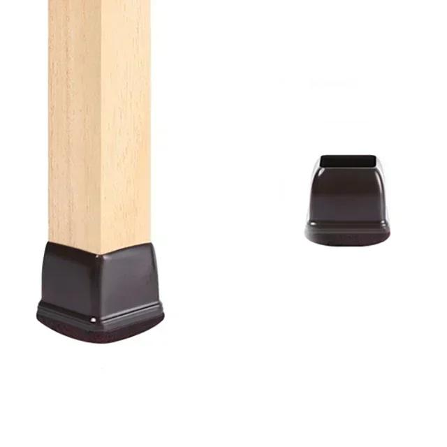 

Силиконовый защитный чехол Бесшумные накладки на ножки стола и стула Чехол на ножки стула Защита пола с толстыми войлочными накладками Силикон M 19-25mm&24 Pcs