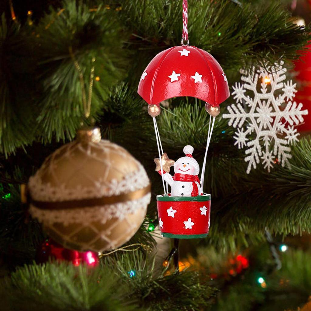 Christmas Statue Resin Sculpture Collectible Crafts Home Decor Ornament for Living Room Desktop