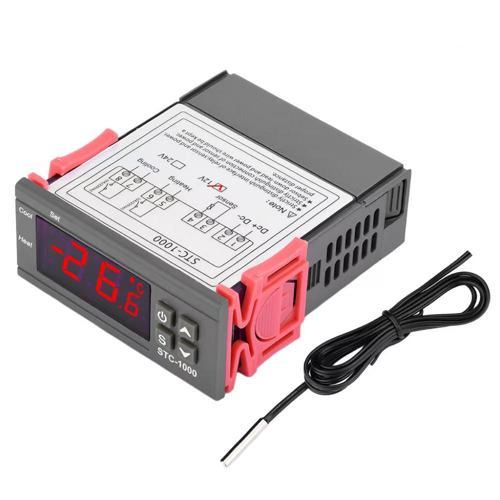 STC-1000 LED Digital Temperature Controller Temperature Regulator Thermostat Incubator 12V 24V 110V 220V