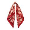 yangyizhi Women Headscarf, Zebra Print Large Square Scarf, Smooth Imitation Silk Fabric Turban Scarf Shawl Hair Tie for Travel Daily Wear