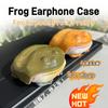Creative Ugly Frog Handmade Earphone Case Cute Funny Pink Bow Design for Airpod 4/pro 3/Pro 2 Protective Cover Accessories