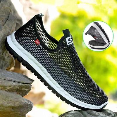 Summer Walking Shoes Hot Sale Men Sneakers Sport Lightweight Casual Hiking Shoes Men Breathable Aqua Shoes Man Outdoor Footwear