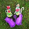 Unique DIY Ornament Moulds Cat Shape Figurine Molds Crafting Mould Silicone Material Perfect Gift for Hand-Making Lover