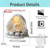 Cross-Border New Moon Lighthouse 2D Acrylic Ornament - Home and Festival Decoration.