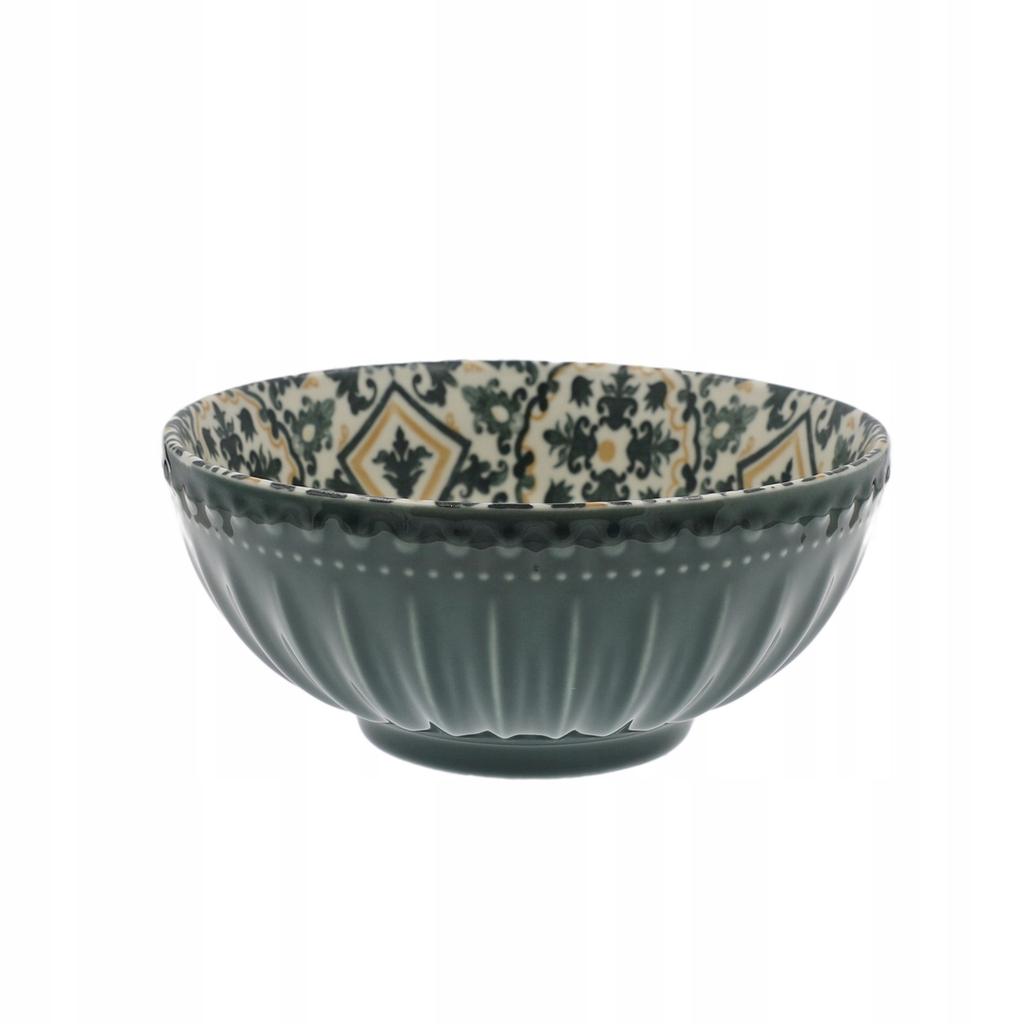 BOWL 20 Cm LARGE BOWL SALAD BOWL LINE MOSAIQUE OLIVE PATTERN