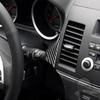 For Mitsubishi Lancer Evolution EVO X 2008-2015 Speedometer Trim Strip Cover Real Carbon Fiber Sticker Car Interior Accessories