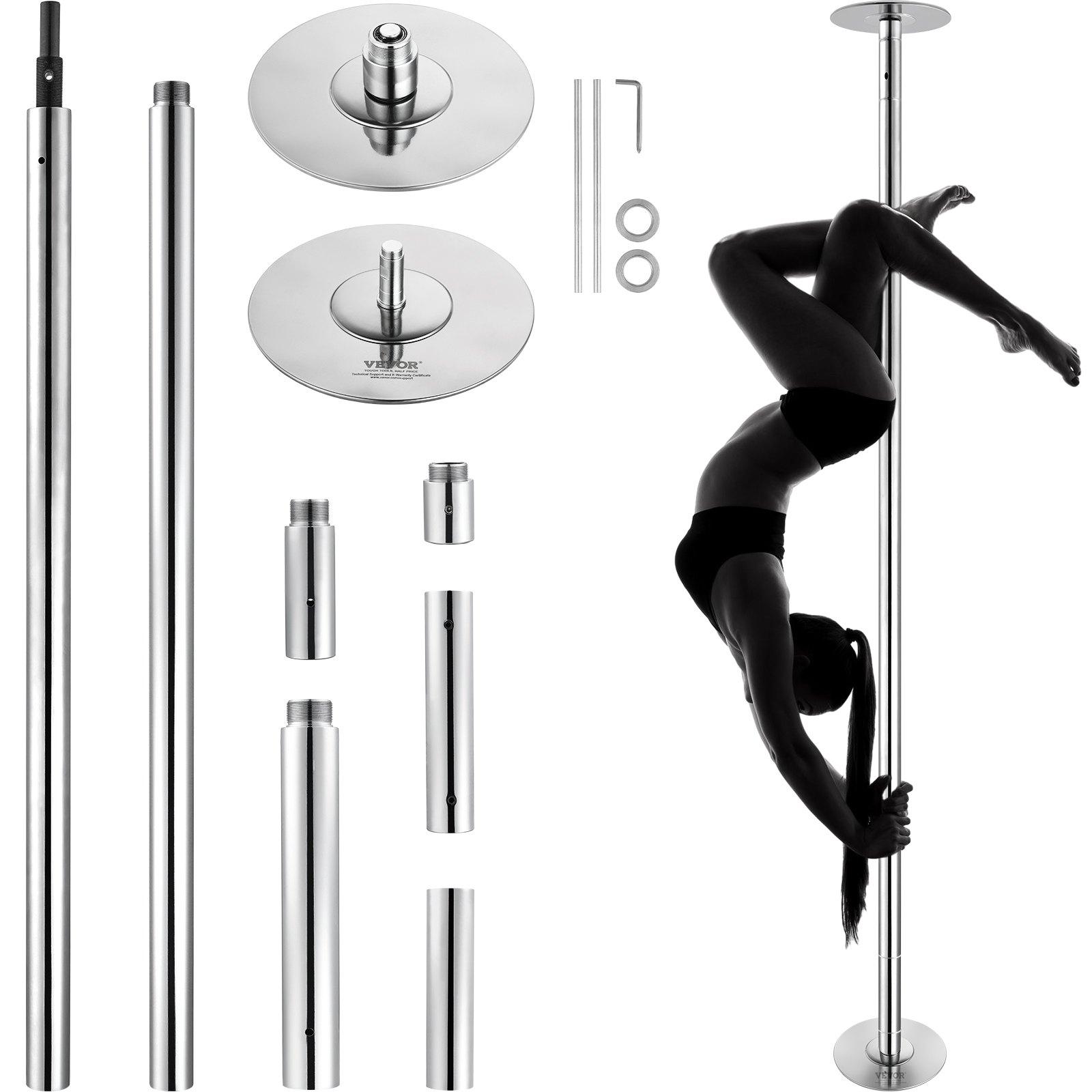 VEVOR Professional Dancing Pole, Spinning Static