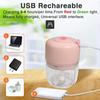 Mini Electric Garlic Chopper, Mini Chopper Food Processor Fits for Cutter Vegetables/Meat Grinder/Garlic Chooper/Fruits Masher/Salad Grinder