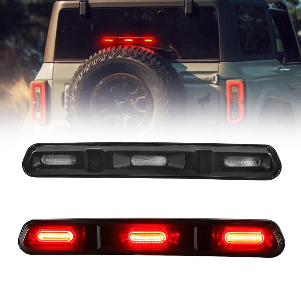 LED Third Brake Light for Ford Bronco, High Mount, 3rd Brake Lamp, Rear Stop Light, Tail Lamp, 2025, 2025, 2025