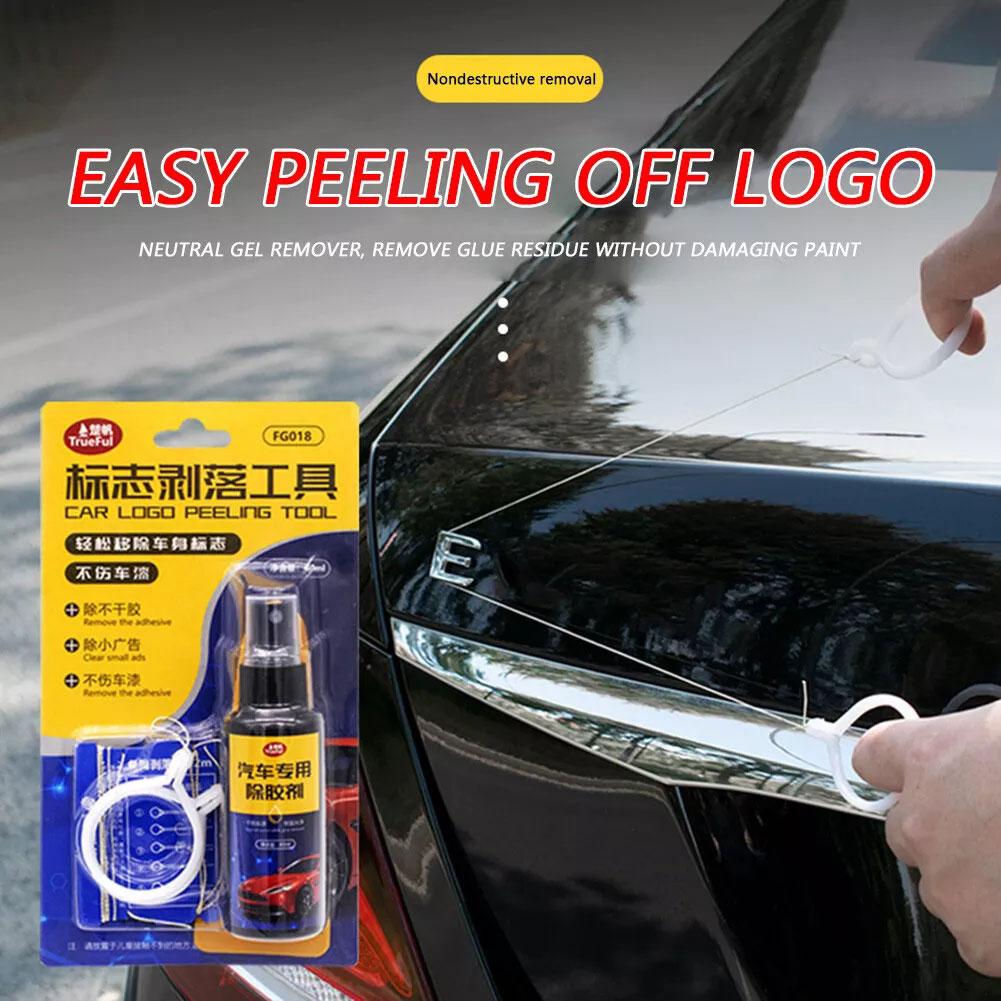 Car Scraper Lettering Adhesive Badge Emblem Decal Removal Remover EW Kit N Tool 60ml H1H6