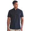 Henbury Mens Cotton Feel CoolPlus Short-Sleeved Shirt