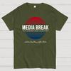 Media Break Cotton Summer Casual Cool Loose T-Shirt