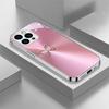 Luxury Rhinestone Golden Butterfly Metallic Gradient Phone Case for iPhone 17 16 15 14 13 12 11 Pro Max XS XR 7 8 Plus 16E