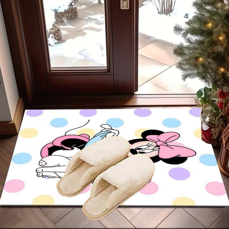 Pink Mouse Artwork Printed Area Rug for Office, Chair Rug, Decorative Carpet Floor Mat, Large Size Fan gifts Christmas gifts