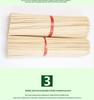 Bamboo Skewers: 5.0mm x 30-50cm for BBQ, Potato Tower, Large Meat, or Marshmallows