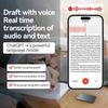 Ai Chatgpt-4 Intelligent Voice Recorder Transcribe Mind Mapping & Ai Summary Phone Call Voice Recorder With App Voice To Text