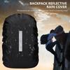 1Pc 65-75L Reflective Waterproof Backpack Rain Cover Outdoor Sport Night Cycling Safety Light Raincover Case Bag Camping Hiking