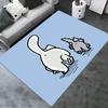 2025 Neuer Simon's Cat Teppich für Wohnzimmer Schlafzimmer Zuhause Sofadekoration, Kinderspiel Rutschfeste Fußmatte