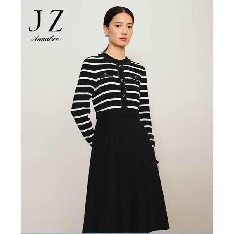 

Элегантное повседневное трикотажное платье с круглым вырезом L