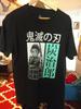 Vintage Anime Demon Slayer Tee Size L Front and Back Print Unisex T-Shirt