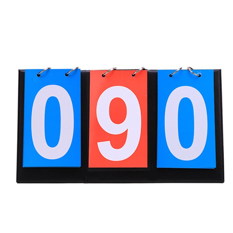 Three-Digit Double-Sided Flip Scoreboard for Basketball and Football Matches