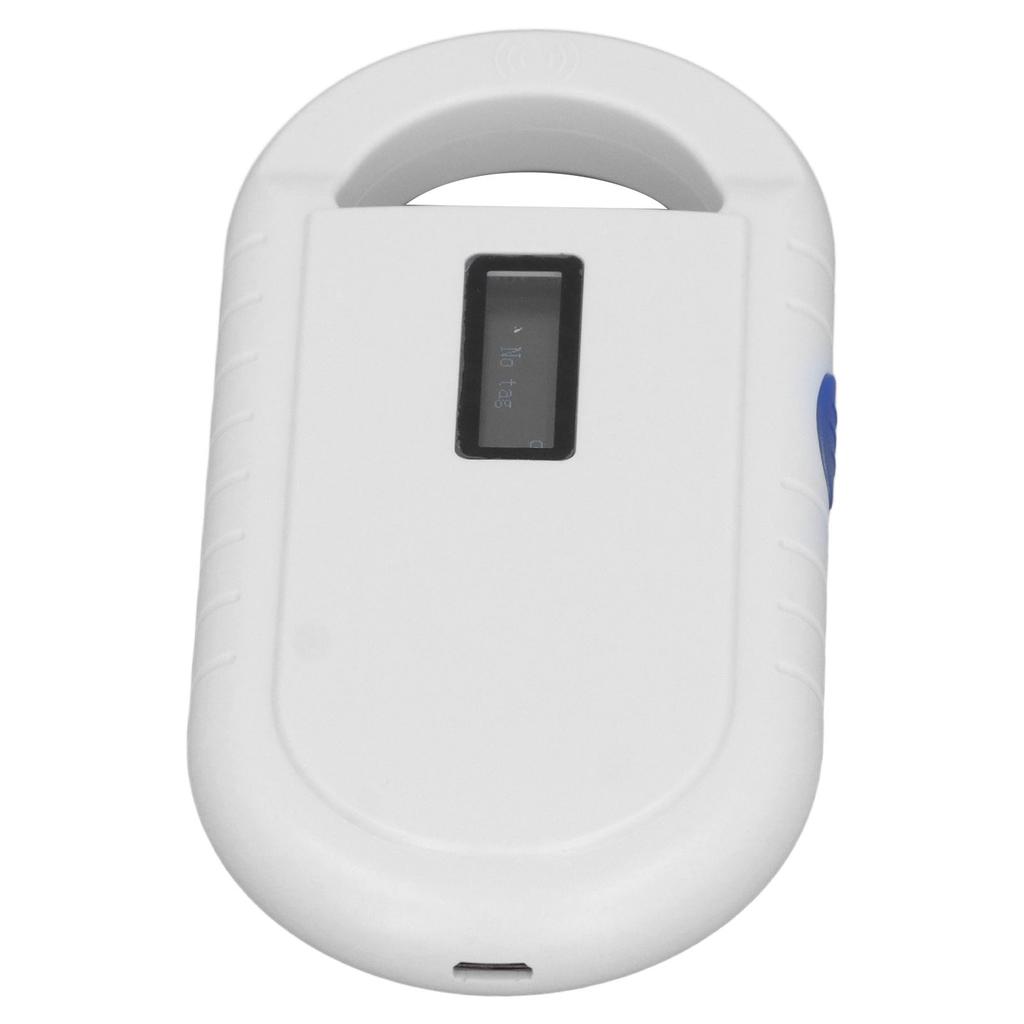 Haustier-Mikrochip-Lesegerät, wiederaufladbar, 134,2 K, 125 kHz, Handheld-Tierchip-ID-Tag-Lesegerät, Scanner für ISO