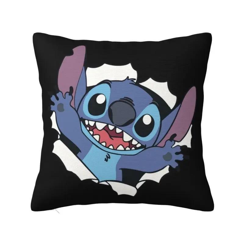 Home Decor Stitch Cartoon Patterns For Cozy Decor Pattern Cushion Cover Suitable For Sofa Bedroom Car Pillow Cover